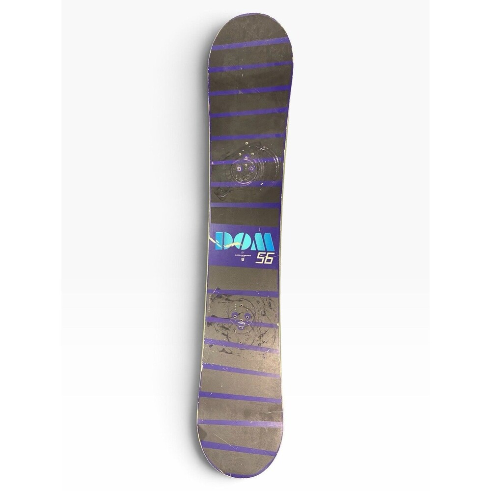 Rare Burton Dominant Snowboard 2008 DOM 56 Purple Blue Great Condition